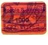 Marca da Bollo del Comune di POGGIO SAN LORENZO su Carta Bianca di dimensioni 20 x 14 mm