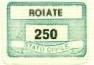 Marca da Bollo del Comune di ROIATE su Carta Bianca di dimensioni 19 x 13 mm