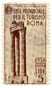 Marca da Bollo del Comune di ROMA su Carta Bianca di dimensioni 20 x 39 mm