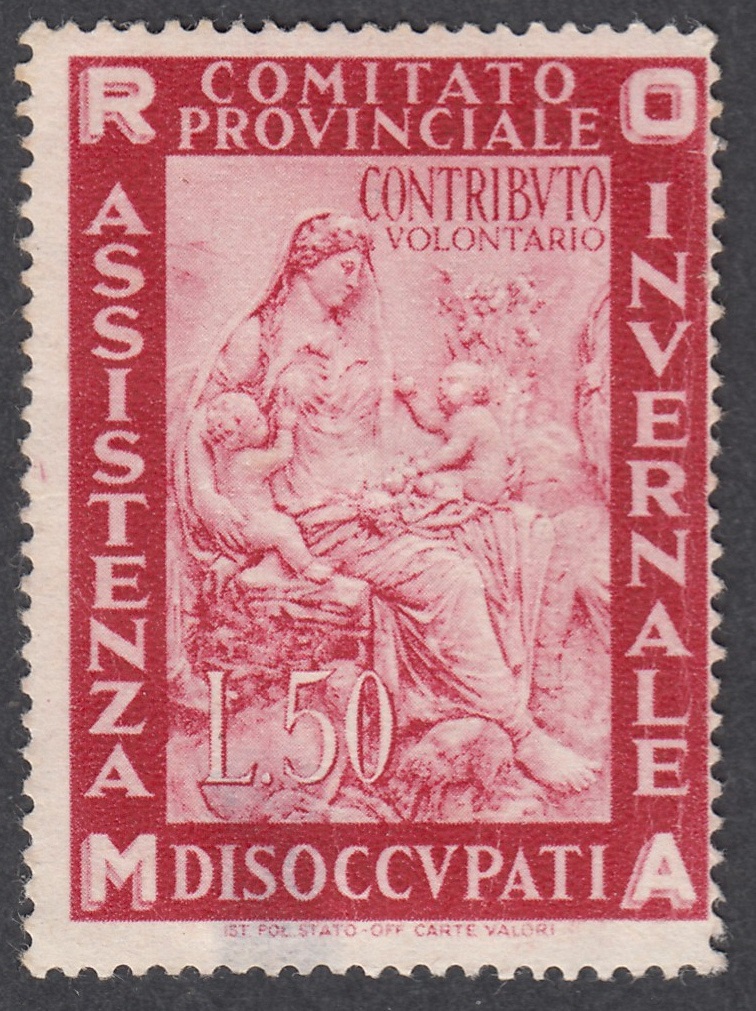Marca da Bollo del Comune di ROMA su Carta Bianca di dimensioni 27 x 36,5 mm