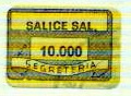 Marca da Bollo del Comune di SALICE SALENTINO su Carta Bianca di dimensioni 20 x 14 mm