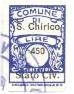 Marca da Bollo del Comune di SAN CHIRICO NUOVO su Carta Bianca di dimensioni 13,5 x 19,5 mm