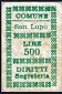 Marca da Bollo del Comune di SAN LUPO su Carta Bianca di dimensioni 17,5 x 29 mm