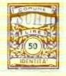 Marca da Bollo del Comune di SCHIO su Carta Bianca di dimensioni 13 x 17 mm