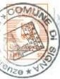 Marca da Bollo del Comune di SESTO CALENDE su Carta Bianca di dimensioni 20 x 18 mm