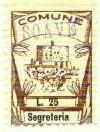 Marca da Bollo del Comune di SOAVE su Carta Bianca Sottile di dimensioni 18 x 26 mm
