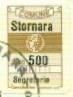 Marca da Bollo del Comune di STORNARA su Carta Bianca di dimensioni 12,5 x 19 mm