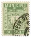 Marca da Bollo del Comune di TERMINI IMERESE su Carta Bianca Sottile di dimensioni 20 x 26 mm