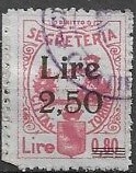 Marca da Bollo del Comune di TORINO su Carta Bianca di dimensioni 19 x 25,5 mm