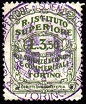 Marca da Bollo del Comune di TORINO su Carta Bianca di dimensioni 22,5 x 28,5 mm