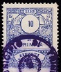 Marca da Bollo del Comune di TRINITA su di dimensioni 21,5 x 29 mm