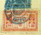 Marca da Bollo del Comune di TROIA su Carta Bianca di dimensioni 37 x 21 mm