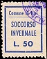 Marca da Bollo del Comune di TURI su Carta Bianca di dimensioni 19 x 24 mm