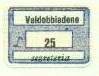 Marca da Bollo del Comune di VALDOBBIADENE su Carta Bianca di dimensioni 19 x 13 mm