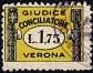 Marca da Bollo del Comune di VERONA su Carta Bianca di dimensioni 23 x 16 mm