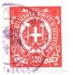 Marca da Bollo del Comune di VICENZA su Carta Bianca di dimensioni 18 x 21,5 mm