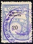 Marca da Bollo del Comune di VIGARANO MAINARDA su Carta Bianca di dimensioni 21,5 x 29 mm