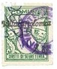 Marca da Bollo del Comune di VILLA BARTOLOMEA su Carta Bianca Sottile di dimensioni 22 x 28 mm