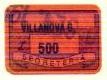 Marca da Bollo del Comune di VILLANOVA DEL GHEBBO su Carta Colorata di dimensioni 20,5 x 13,5 mm