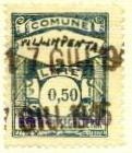 Marca da Bollo del Comune di VILLIMPENTA su Carta Bianca Sottile di dimensioni 21 x 28 mm