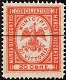 Marca da Bollo del Comune di VITTORIA su Carta Bianca Sottile di dimensioni 19 x 23,5 mm
