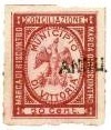 Marca da Bollo del Comune di VITTORIA su Carta Bianca di dimensioni 19 x 24 mm